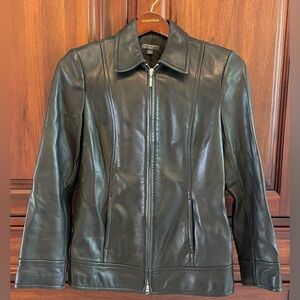 Women Black Leather Jacket